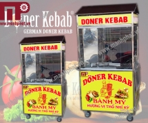 Xe nướng bánh mỳ Doner kebab , bánh mỳ kẹp thịt